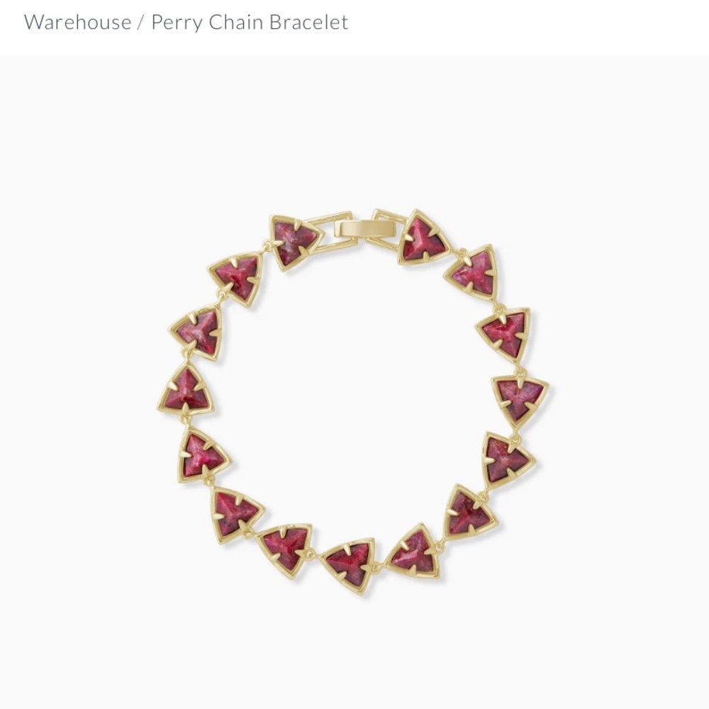 Kendra Scott Perry Link Bracelet in Raspberry Labradorite